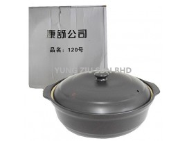 120#5400ML BLACK CERAMICS POT